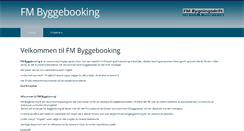 Desktop Screenshot of byggebooking.dk