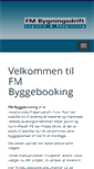 Mobile Screenshot of byggebooking.dk
